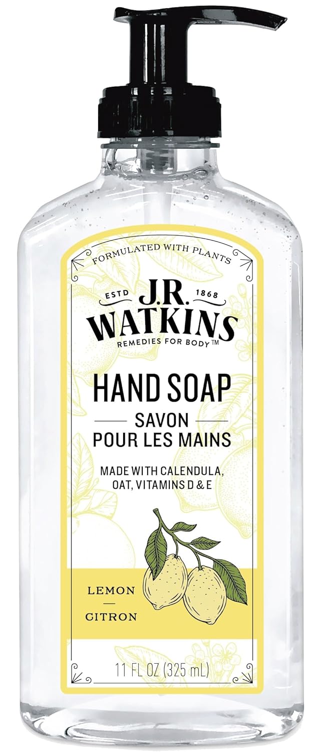 J.R. Watkins Naturals Lemon Hand Soap - Clear, 11 Oz