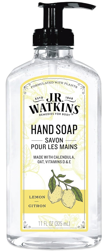 J.R. Watkins Naturals Lemon Hand Soap - Clear, 11 Oz
