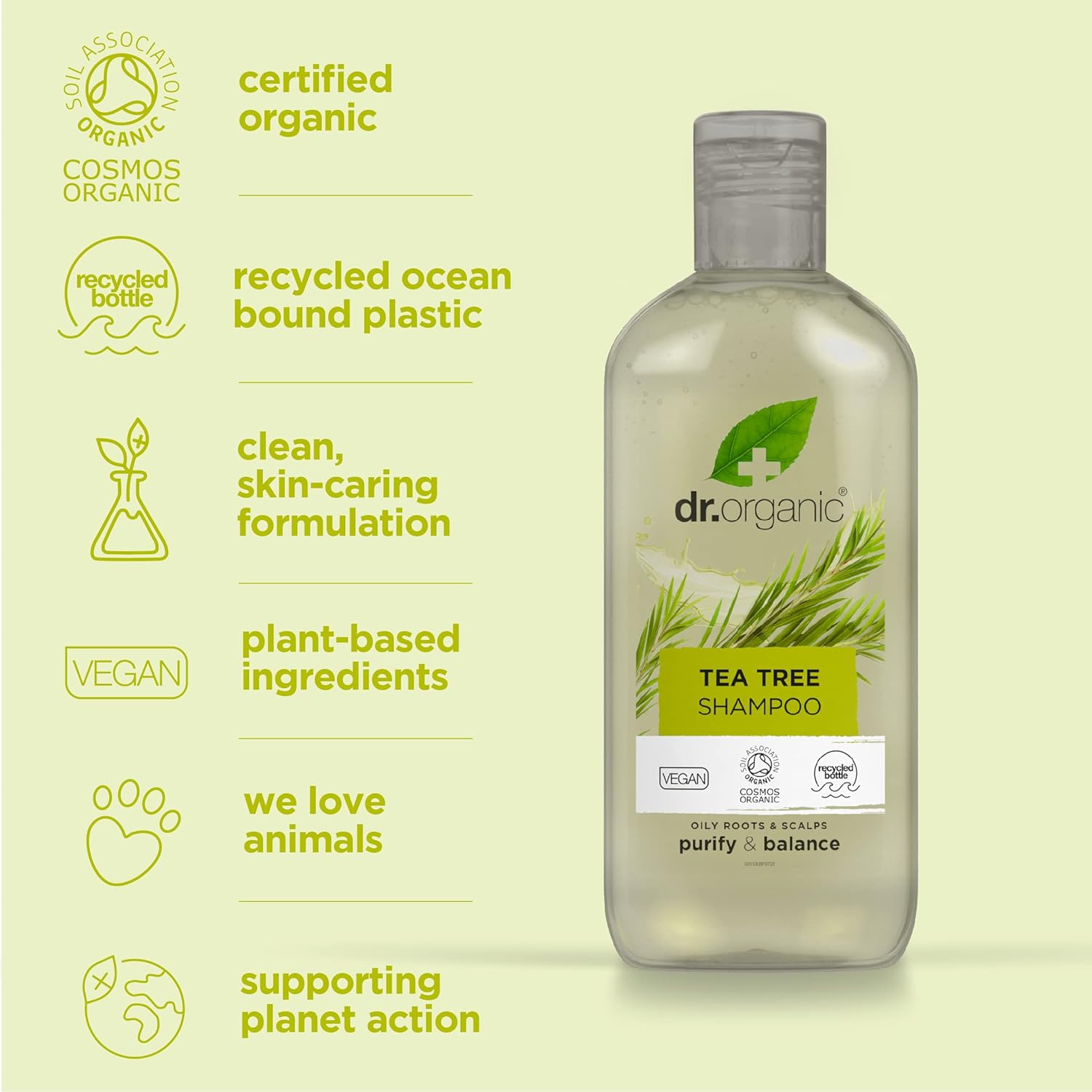 Dr Organic Manuka Honey Shampoo & Conditioner Set With Travel Bag, Restoring, Dry Hair, Natural, Vegetarian, Cruelty-Free, Paraben & Sls-Free, Recyclable & Recycled Ocean Bound Plastic, Organic, 265Ml