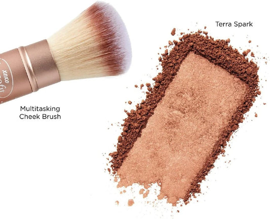 Benefit Terra Spark golden shimmer brick-red Blush ‘n Brush set LIMITED EDITION (Worth £43.50)