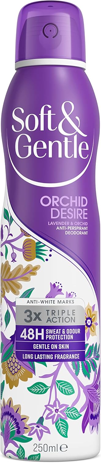 Soft & Gentle Orchid Desire Anti-Perspirant Deodorant Spray 250Ml