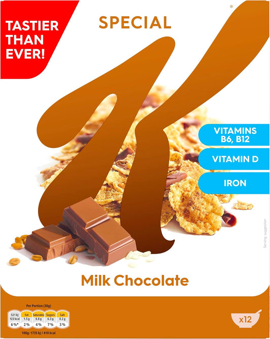 Special K Kellogg's Special K Milk Chocolate Breakfast Cereal 360g : Amazon.co.uk: Grocery
