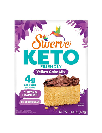 Swerve Keto Friendly, Yellow Cake Mix,11.4 Oz