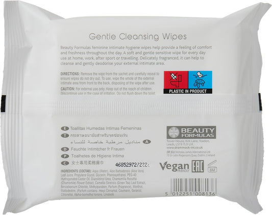Beauty Formulas Feminine Intimate Hygiene 20 Wipes