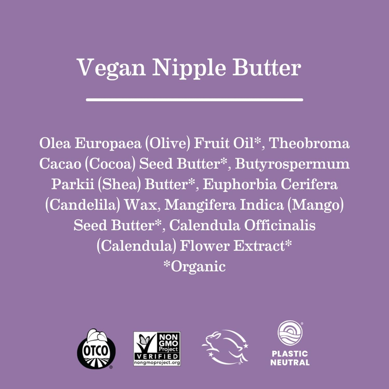 Earth Mama Vegan Nipple Butter | Cruelty-Free Breastfeeding Cream for Nursing Mamas | Lanolin-free 2-Ounce : Beauty & Personal Care