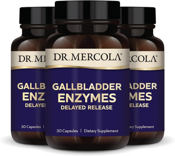 Dr. Mercola Gallbladder Enzymes Delayed Release, 90 Servings (90 Capsules), Dietary Supplement, Digestive And Gut Health, Non-Gmo