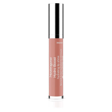 Neutrogena Hydro Boost Moisturizing Lip Gloss, Hydrating Non-Stick And Non-Drying Luminous Tinted Lip Shine With Hyaluronic Acid To Soften And Condition Lips, 20 Berry Brown, 0.10 Oz