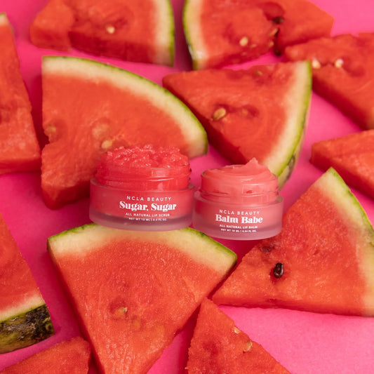 Ncla - Lip Care Set + Lip Scrubber | Clean, Natural, Non-Toxic Beauty (Pink Champagne)