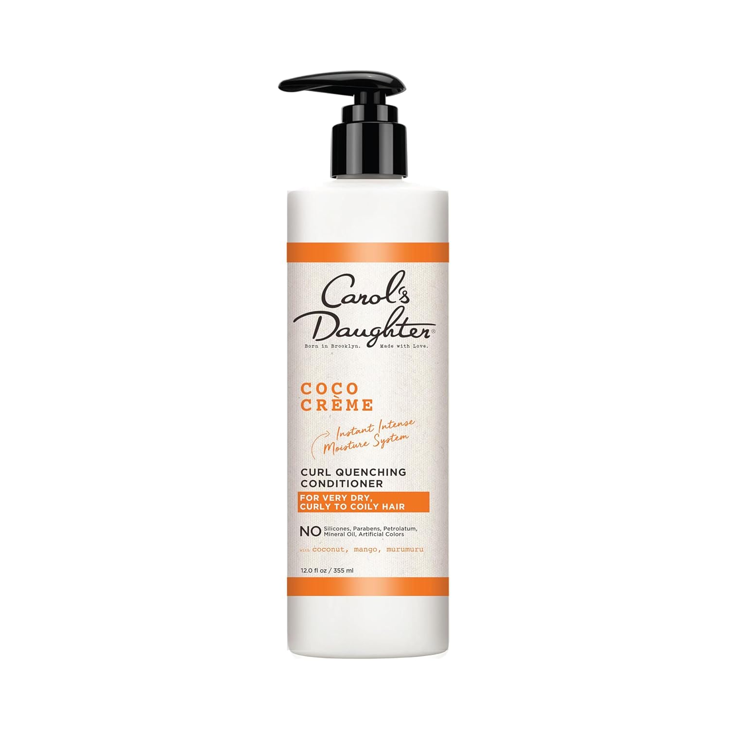 Carol’s Daughter Coco Creme Curl Quenching Conditioner for Very Dry Hair, with Coconut Oil, Paraben Free Hair Conditioner for Curly Hair, 12 oz : Beauty & Personal Care