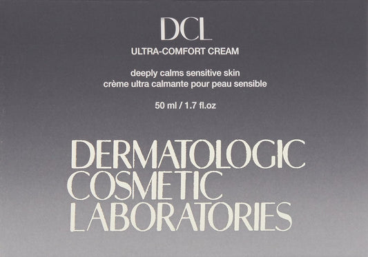 Dcl Skincare Ultra-Comfort Cream For Sensitive Skin Including Rosacea, Psoriasis And Eczema With Hyaluronic Acid (Sodium Hyaluronate), Vitamin B5, Coconut And Aloe Vera, 1.7 Fl Oz