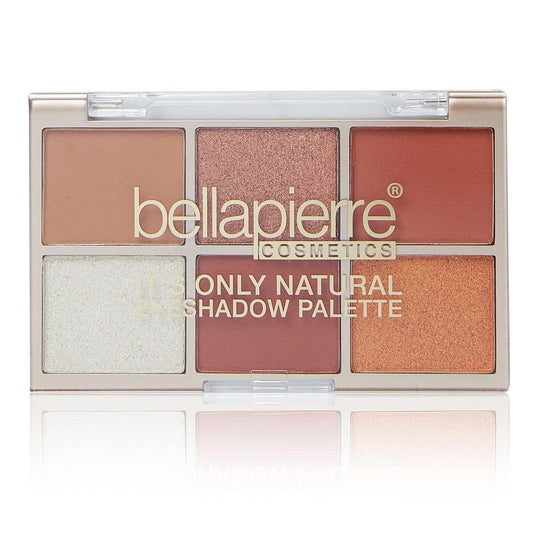 Bellapierre It’S Only Natural Eyeshadow Palette | Highly Pigmented, Long Lasting, And Blendable | Matte & Shimmer Shades | Hypoallergenic And Paraben-Free