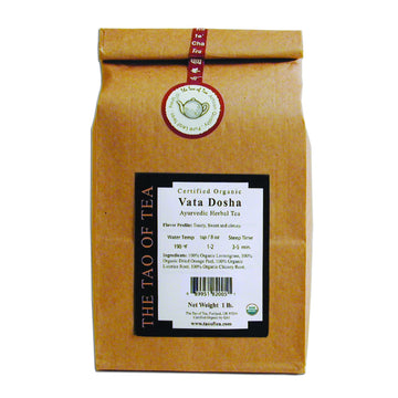 The Tao Of Tea Vata Dosha, Certified Organic Ayurvedic Tea, 1-Pound