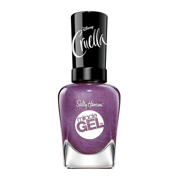 Sally Hansen Miracle Gel And Disney’S Cruella Collection, 863 Fame & Fortune, 0.5 Fl Oz