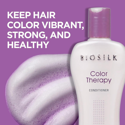 Biosilk Color Therapy Shampoo, Gently Cleanses Without Stripping Hair Color, Color Protection While Cleansing, Sulfate, Paraben & Cruelty-Free, 12 Oz