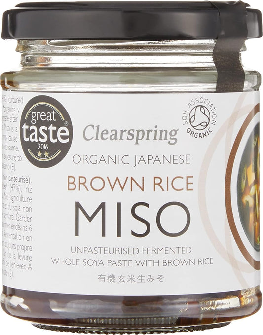 Clearspring Unpasteurised Organic Japanese Brown Rice Miso Paste 150g : Amazon.co.uk: Grocery