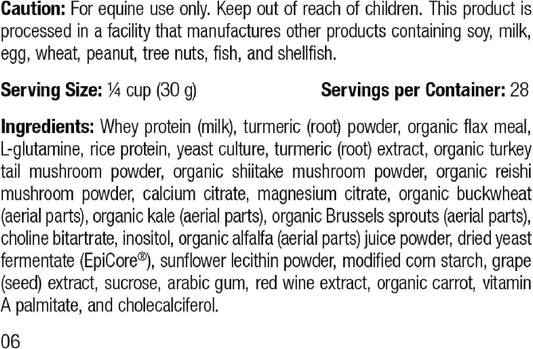 Standard Process Equine Immune Support - Dietary Supplement For Equine Immune Health - Immune System Support Supplement With Vitamin A & Whey Protein - Whole Food Horse Supplement - 850 G