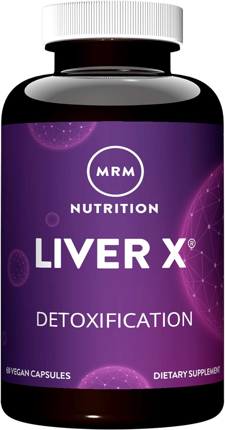 MRM Nutrition Liver X?| Detoxification | Daily Liver Support | Antioxidants | BIOSORB? Milk Thistle Complex with 5X Absorption | 30 Servings