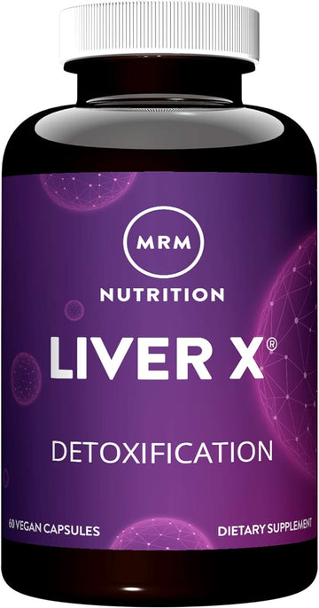 MRM Nutrition Liver X?| Detoxification | Daily Liver Support | Antioxidants | BIOSORB? Milk Thistle Complex with 5X Absorption | 30 Servings