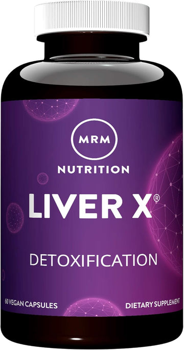 Mrm Nutrition Liver X®| Detoxification | Daily Liver Support | Antioxidants | Biosorb™ Milk Thistle Complex With 5X Absorption | 30 Servings