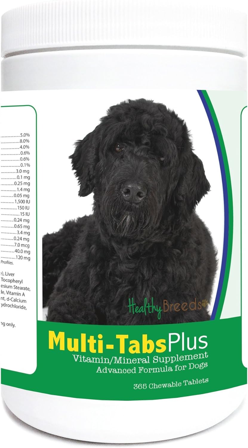 Healthy Breeds Portuguese Water Dog Multi-Tabs Plus Chewable Tablets 365 Count : Pet Supplies