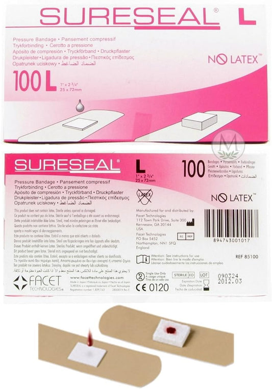 Sureseal Pressure Bandages (Size Large) (Box Of 100) : Health & Household