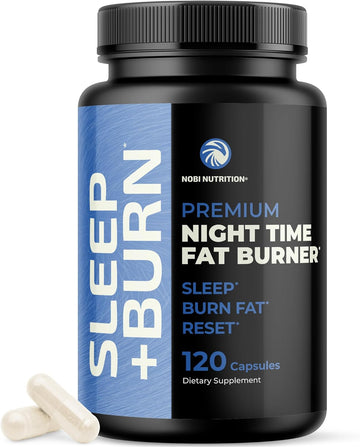 Night Time Fat Burner To Shred While You Sleep | Belly Fat Burner, Carb Blocker & Weight Loss Support Supplements | Lose Weight, Support Metabolism & Fall Asleep Fast | 120 Nighttime Diet Pills