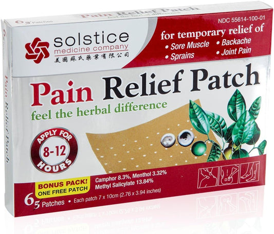 Buy Solstice Medicine Company Solstice Pain Relief Patch, 0.02 Pound On  Free Shipping On Qualified Orders