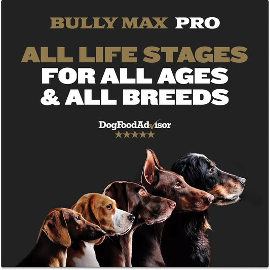 Bully Max Pro 2X High Calorie & Protein Dry Dog Food & 11-In-1 Chews For Muscle & Weight Gain Supplements Bundle For Puppy & Adult Dogs, Small & Large Breeds - Used By Ukc, Akc, And Abkc Champions