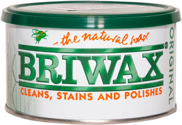 Briwax BR-1-LB (Light Brown Furniture Wax Polish, Cleans, Stains, and Polishes