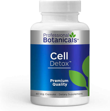 Professional Botanicals Cell Detox Vegan Cell Cleansing & Detoxification Supplement - 60 Veg Capsules