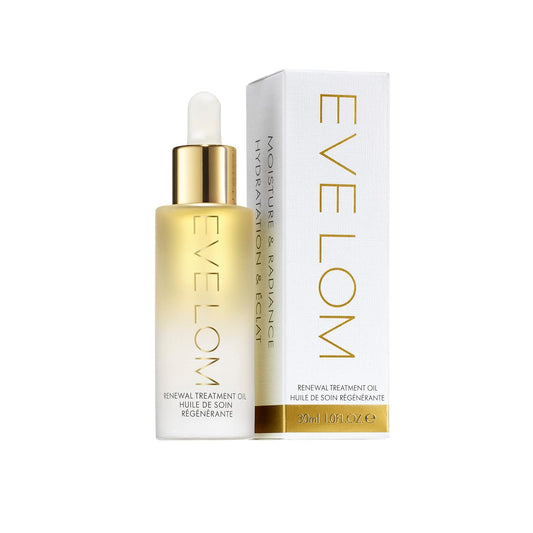 Eve Lom Renewal Treatment Oil - Skin Therapy Multi-Tasking Face Formula With 10 Nourishing Botanicals - Moisturizing Serum For Smooth Skin - Lightweight, Non-Greasy Hydration All Skin Types - 30 Ml