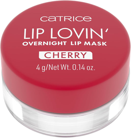 Catrice | Lip Lovin’ Overnight Lip Mask | Hydrating, Creamy Texture With Shea Butter & Vitamin E | Glossy Repair Treatment | Vegan & Cruelty Free (020 | Cherry Pop)