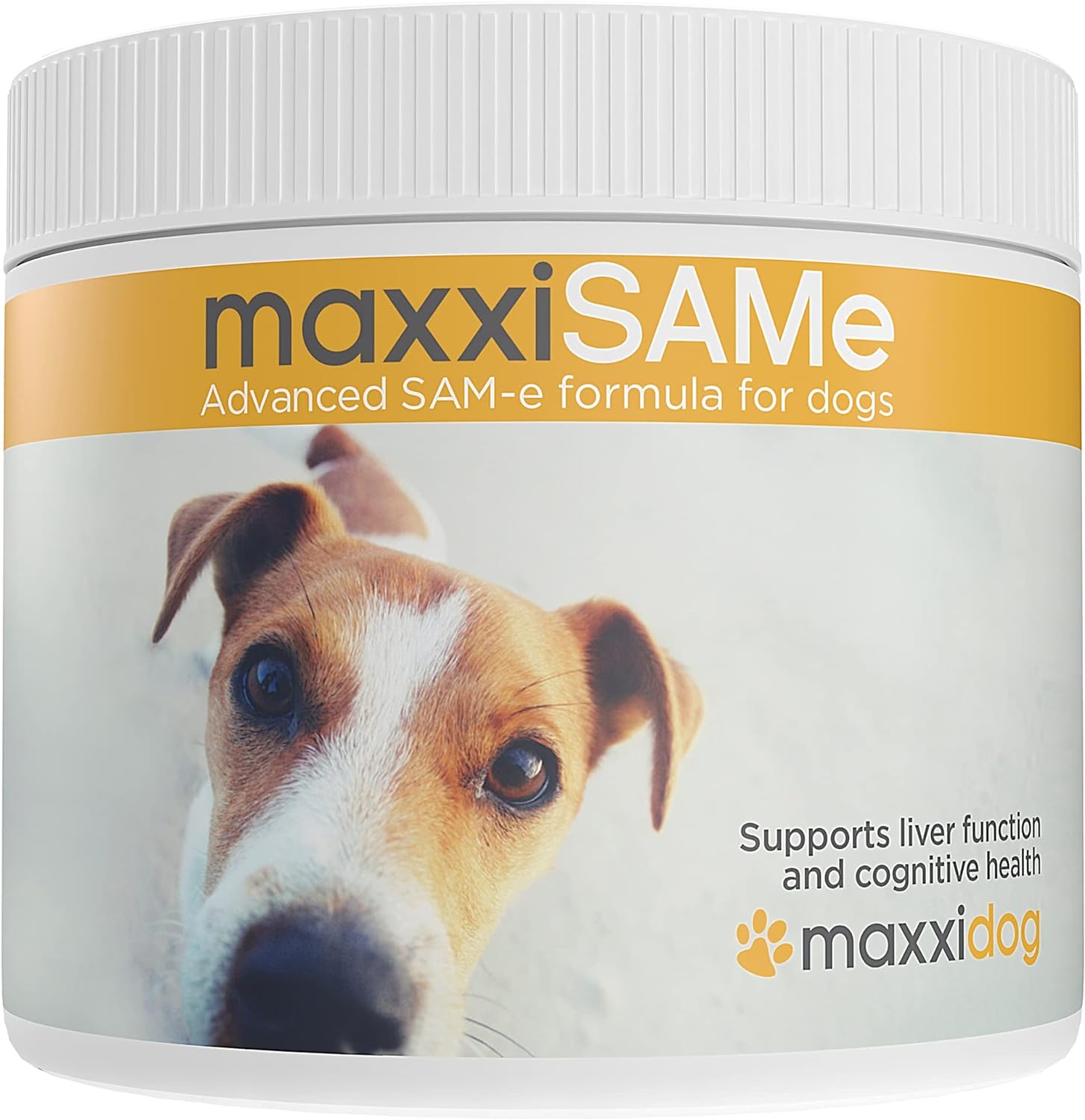 maxxiSAMe Sam-e Supplement for Dogs - Dog Liver and Cognitive Brain Support - Given with Food Powder 5.3 oz
