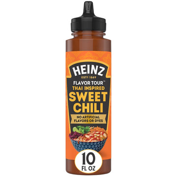 Heinz Flavor Tour Thai Inspired Sweet Chili Sauce, 10 Fl Oz Bottle