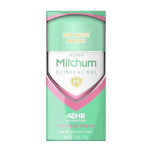 Mitchum Women Clinical Gel Antiperspirant Deodorant, Powder Fresh, 2.0oz
