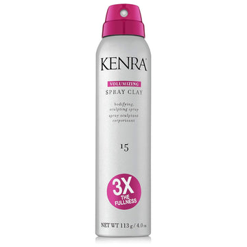 Kenra Volumizing Spray Clay 15 | Bodifying, Fullness Spray | 3X The Fullness | Medium Hold | Provides Texture & Volume With A Long-Lasting Finish | All Hair Types