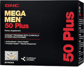 Gnc Mega Men 50 Plus Vitapak Program - 30 Vitapaks