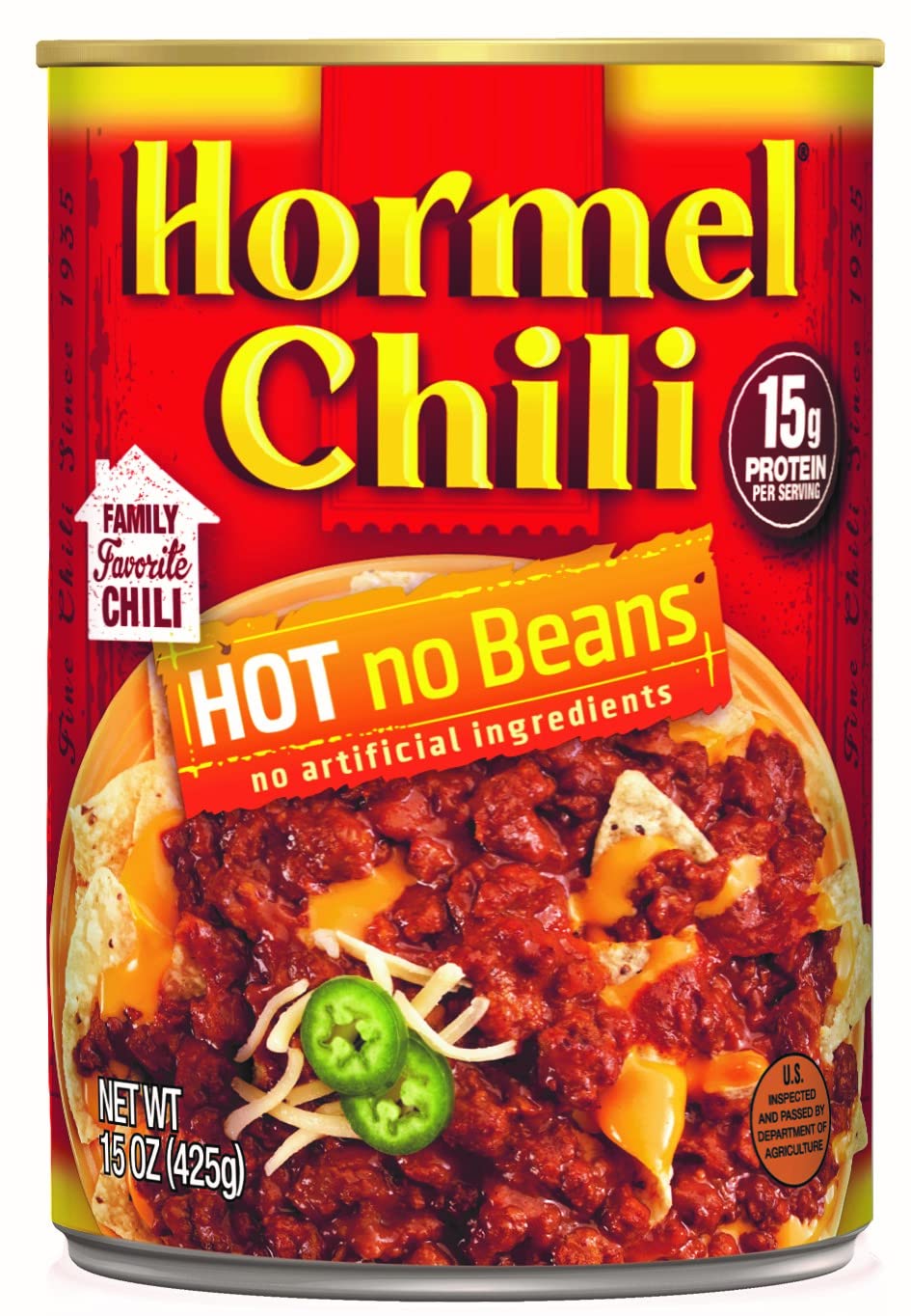 Hormel Chili No Beans, 38 Ounce