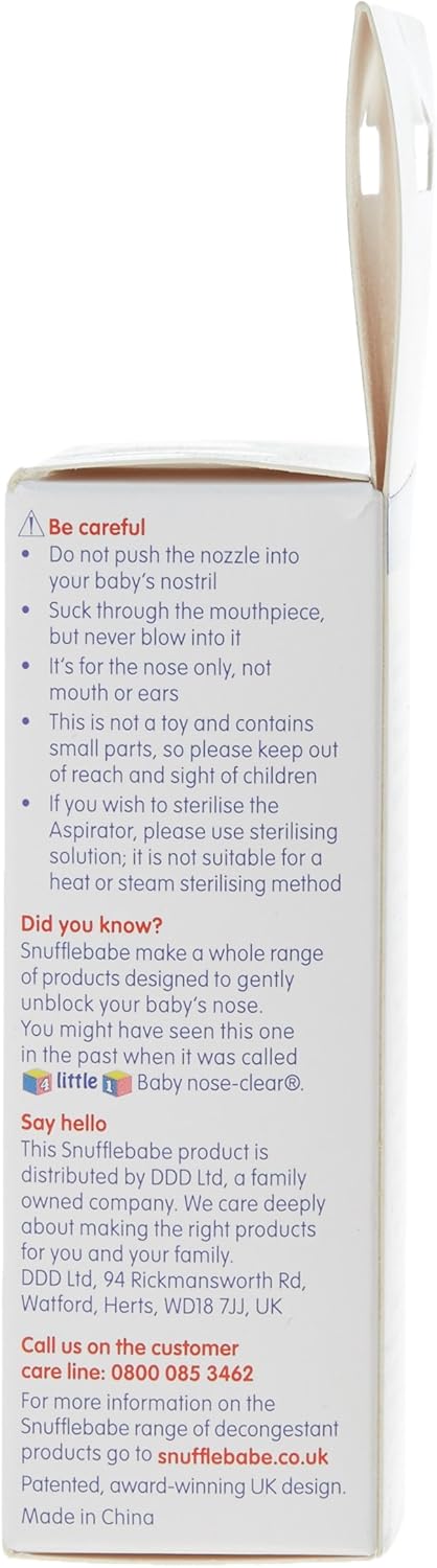 Snufflebabe Baby Nasal Aspirator (Pack Of 2)