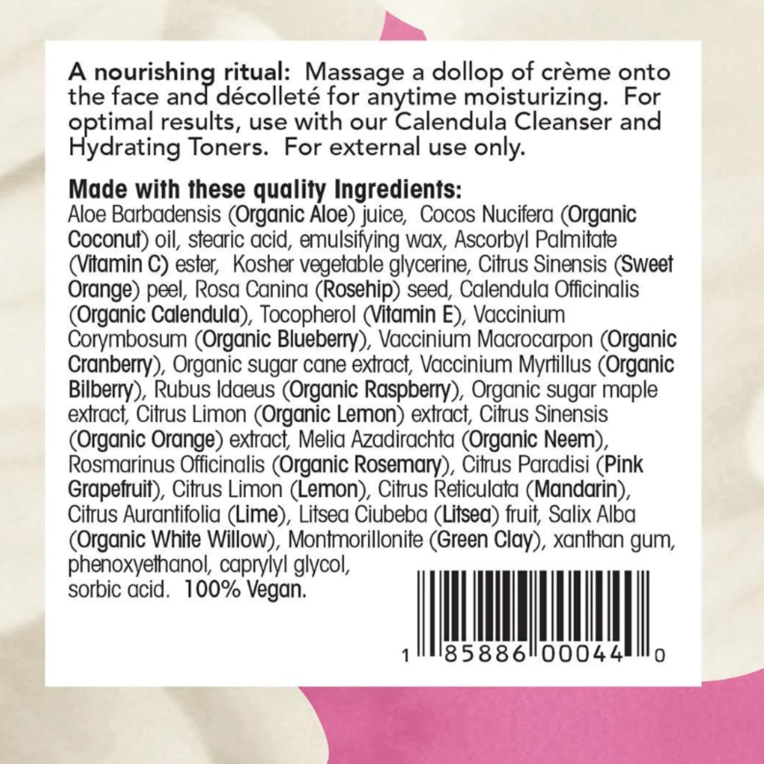 Bodyceuticals Calendula + Antioxidants Facial Crème – Natural Moisturizer With Vitamin C, Blueberry, Cranberry & Neem – Lightweight, Non-Comedogenic, Vegan – 2 Oz : Beauty & Personal Care