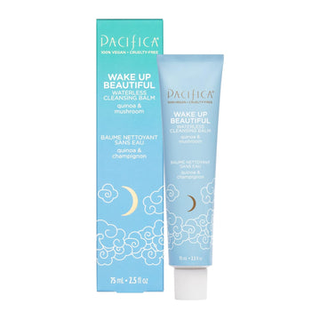 Pacifica Beauty, Wake Up Beautiful Cleansing Balm, Daily Cleanser & Face Wash, Waterless, Makeup Remover, For Dry & Sensitive Skin, No Oily Residue, Hydrating, Deeply Cleanses, Soothes, Calms