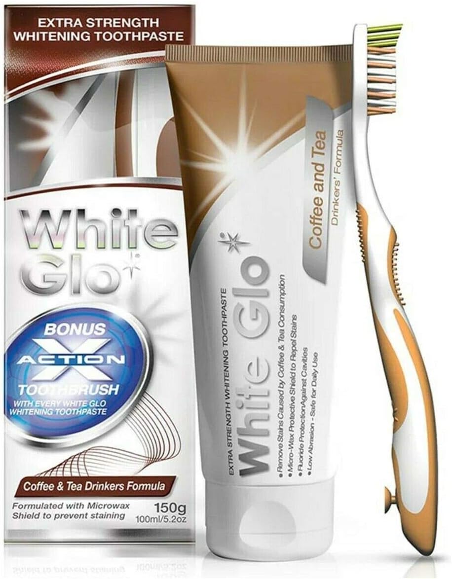 White Glo Coffee + Tea Drinkers Formula Whitening Toothpaste Pack Of 6