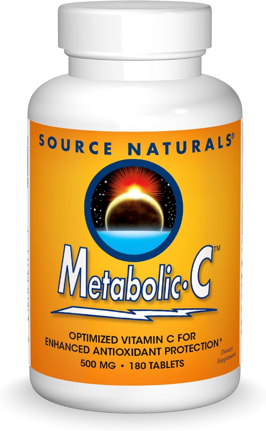 Source Naturals Metabolic C 500Mg Vitamin C - 180 Tablets