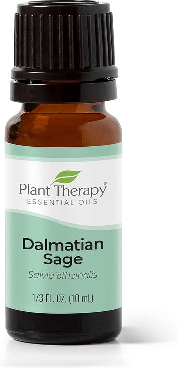 Plant Therapy Dalmatian Sage Essential Oil 10 Ml (1/3 Oz) 100% Pure, Undiluted, Therapeutic Grade