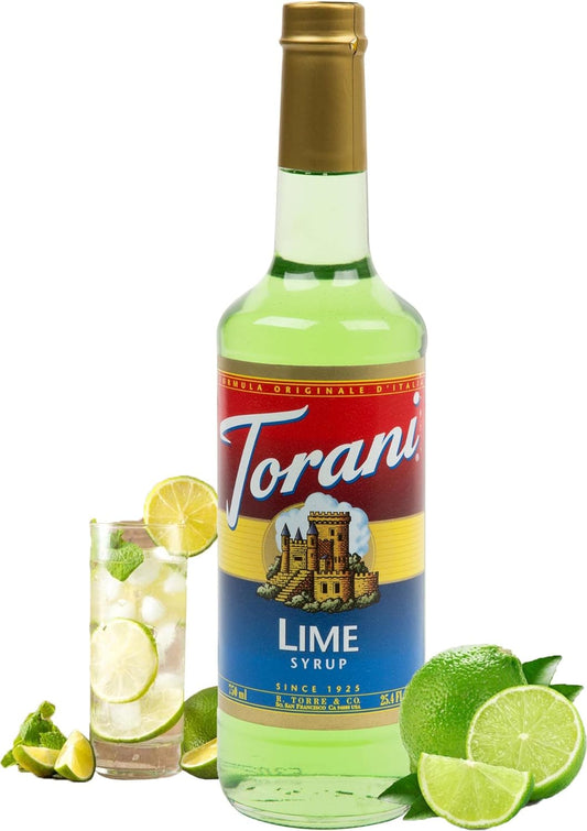 Torani Syrup, Lime, 25.4 Ounces (Pack Of 4)