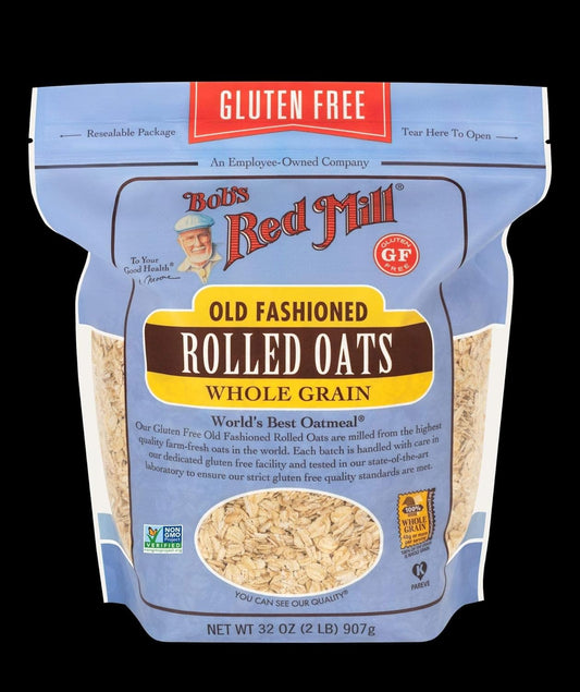 Bob's Red Mill Old Fashioned Rolled Oats, Gluten Free, 32 Ounces (Pack Of 4)