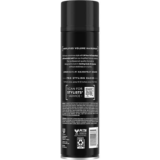 Tresemmé Total Volume Hairspray For 24-Hour Frizz Control With Pro Lock Tech 11 Fl Oz