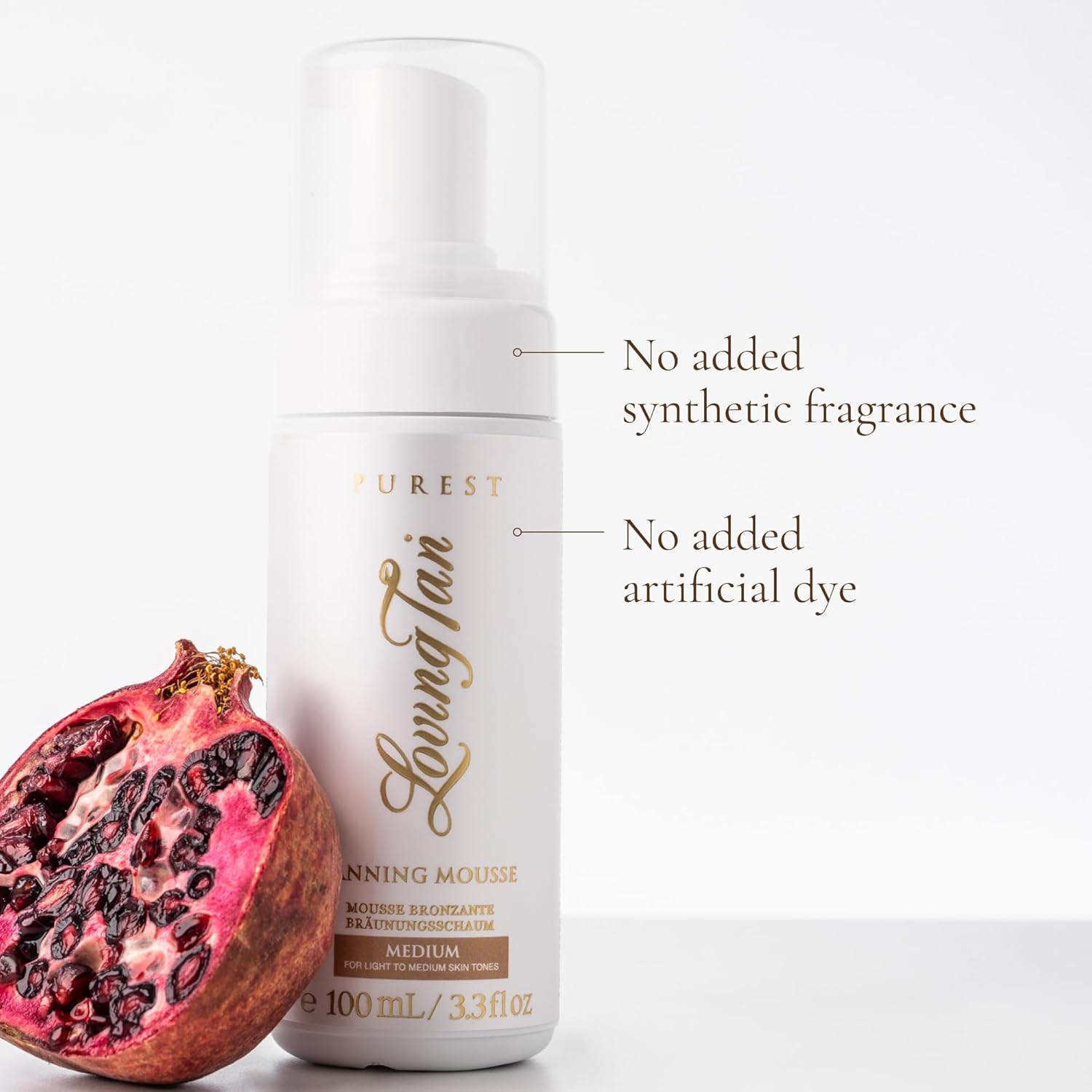 Loving Tan Purest Tanning Mousse, Dark – Sunless Tanner Made From 97% Certified Organic & Naturally Derived Ingredients – Up to 5+ Self Tan Applications Cruelty Free, Vegan Friendly- 100 ml : Amazon.co.uk: Beauty