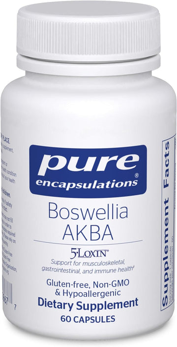 Pure Encapsulations Boswellia Akba - Supports Joint Health, Colon, Immune System, Gastrointestinal Tract & Cell Health* - With 5-Loxin Boswellia Extract - Vegan & Non-Gmo - 60 Capsules