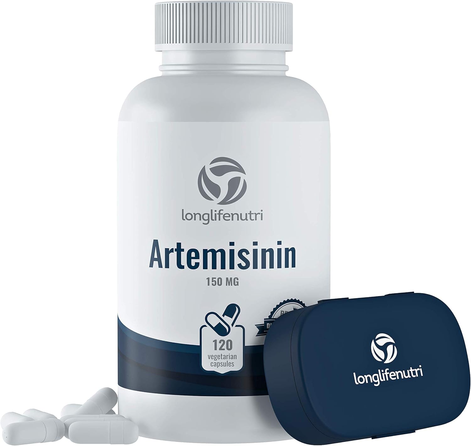 Artemisinin 150Mg - 120 Vegetarian Capsules | Made In Usa | 4 Months Supply | Pure Sweet Wormwood Extract 150 Mg Super Complex Powder Pill